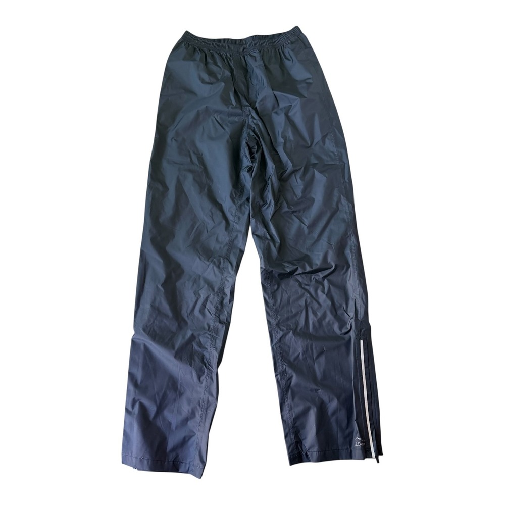 LL Bean Kids Waterproof Rain Pants‎ Trail Hiking Outdoor Shell Black Size 18